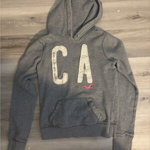 Gray Hollister Hoodie with CA Logo